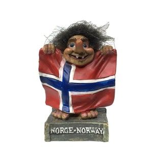 Norge Norway Suvenir Viking Troll Figurine